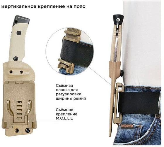 Нож выживания Brandcamp SK-01 Grey