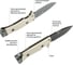 Нож выживания Brandcamp SK-01 Black 15