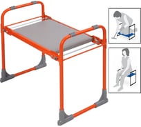 Садовая складная скамейка НИКА СК оранжевая 00-00014619