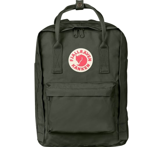 Рюкзак Fjallraven Kanken Laptop 13", темно-зеленый, 25х16х35 см, 13 л F27171-662