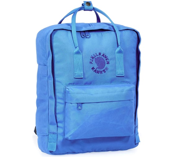 Рюкзак Fjallraven Re-Kanken, ярко-синий, 27х13х38 см, 16 л F23548-525