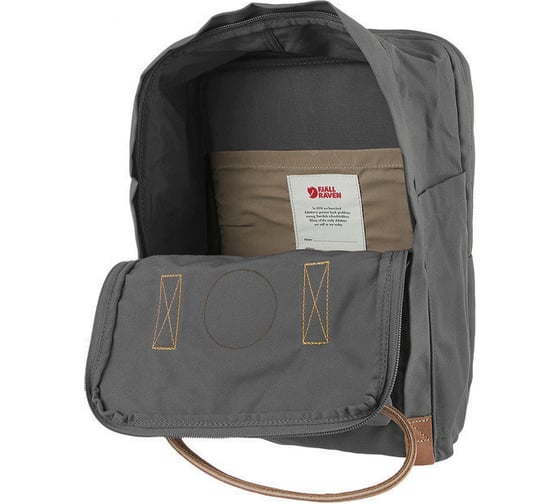 Рюкзак Fjallraven Kanken No. 2 Laptop 15", серый, 28х16х40 см, 18 л F23569-46