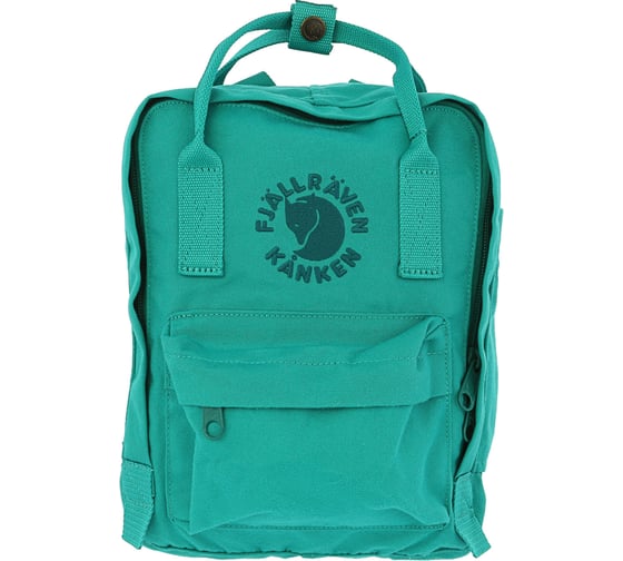 Рюкзак Fjallraven Re-Kanken Mini, изумрудный, 20х13х29 см, 7 л F23549-644 1