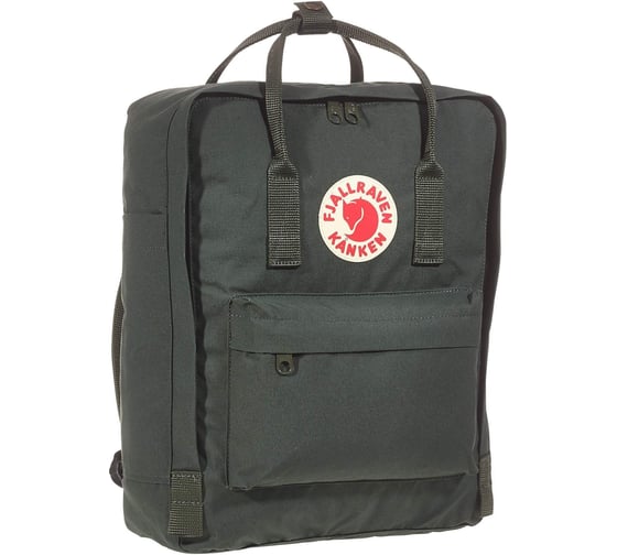 Рюкзак Fjallraven Kanken темно-зеленый, 27х13х38 см, 16 л F23510-660