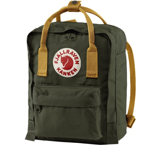 Рюкзак Fjallraven Kanken Mini темно-зеленый, 20х13х29 см, 7 л F23561-662-166