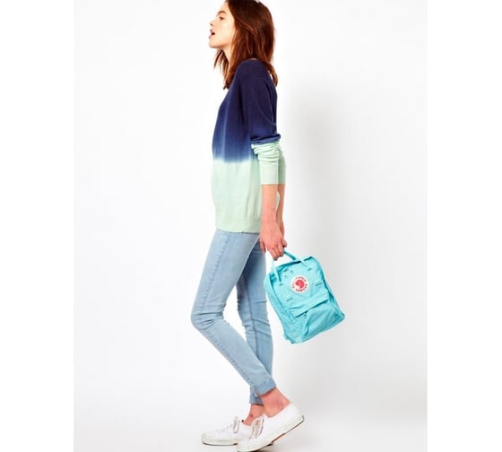 Рюкзак Fjallraven Kanken Mini голубой, 20х13х29 см, 7 л F23561-501
