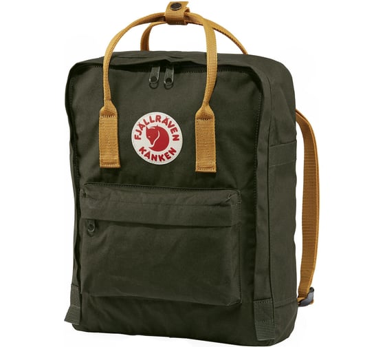 Рюкзак Fjallraven Kanken темно-зеленый, 27х13х38 см, 16 л F23510-662-166