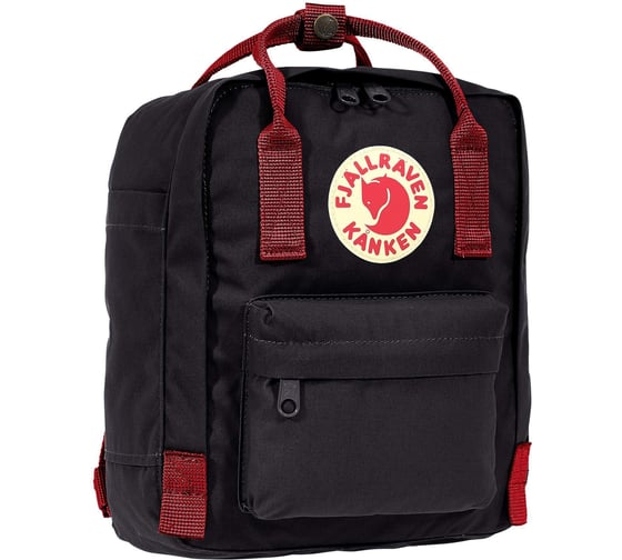 Рюкзак Fjallraven Kanken Mini черный, 20х13х29 см, 7 л F23561-550-326