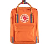 Рюкзак Fjallraven Kanken Rainbow Mini, оранжевый/радуга, 20х13х29 см, 7 л F23621-212-907