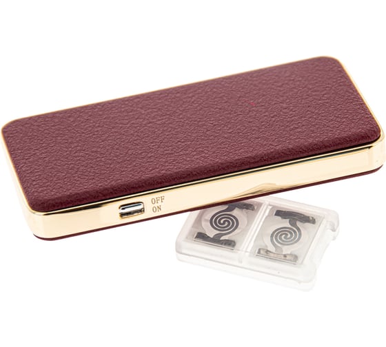Электронная зажигалка Русские подарки USB, с 2-я запасными спиралями 85654