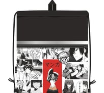 Сумка для сменной обуви LAMARK Manga, 41x48 см, на шнурке, карман на молнии, светоотражающая лента, ручка-петля SB0011-15