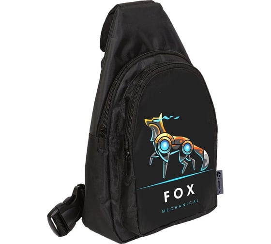 Сумка-слинг LAMARK Fox серии Mechanical, 2 отделения, молнии, регулируемый ремень SLB001-04