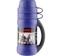 Термос THERMOS 34 серия 0.5 литра, стеклянная колба, синий 923707-b