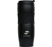Термокружка Stinger 0.4 литра, черная HY-VF680-B