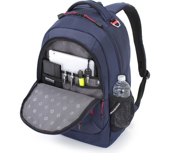 Рюкзак WENGER 15”, темно-синий, полиэстер 900D, 44х35х18 см, 28 л 6793301408