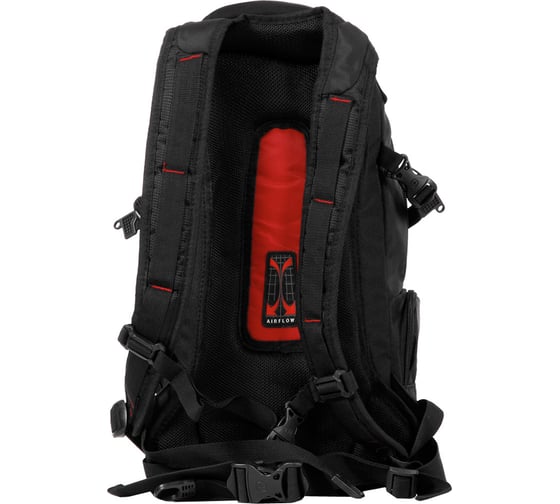 Рюкзак WENGER чёрный/красный, полиэстер 1200D, 23х18х47 см, 22 л 13022215