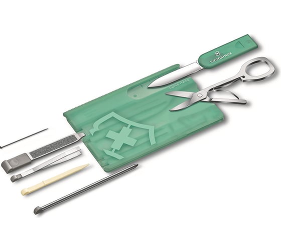 Швейцарская карточка Victorinox SwissCard Classic Fresh Energy бирюзовая 0.7145.T