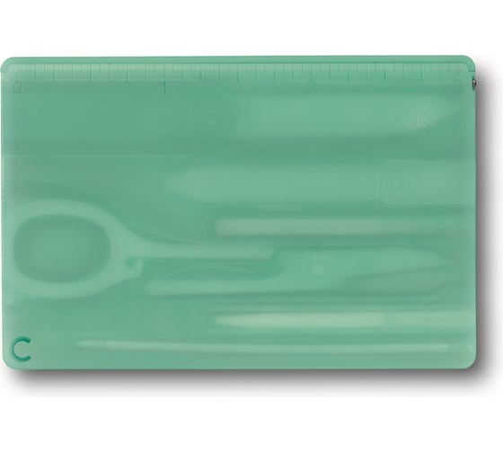 Швейцарская карточка Victorinox SwissCard Classic Fresh Energy бирюзовая 0.7145.T