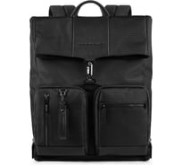 Рюкзак Piquadro Brief CA4533BR/N черный, натуральная кожа/ткань CA4533BR/N