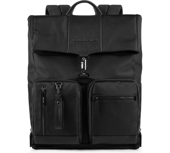 Рюкзак Piquadro Brief CA4533BR/N черный, натуральная кожа/ткань CA4533BR/N