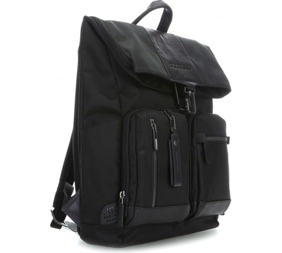 Рюкзак Piquadro Brief CA4533BR/N черный, натуральная кожа/ткань CA4533BR/N