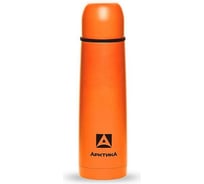 Термос Арктика 0,75 литра с узким горлом классический, пластиковое напыление, 102-750-OGT оранжевый