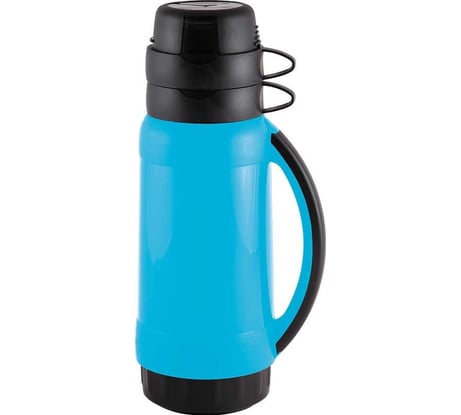 Термос в пластиковом корпусе со стеклянной колбой Mallony PRATICO 1.8 л, 2 чашки 005536