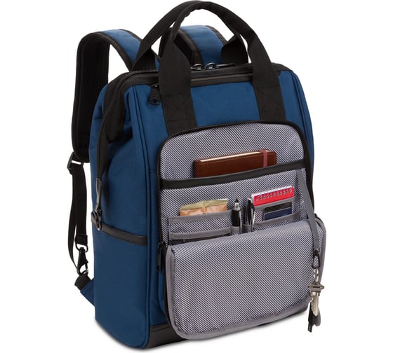Рюкзак Swissgear 16,5, синий/черный, 29x17x41 см, 20 л 3577302405
