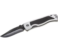 Нож складной большой STAYER металлический корпус с резиновыми накладками 47617_z01