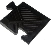 Резиновый уголок для бордюра Barbell 20 мм, чёрный 613