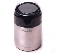Пищевой термос из нержавеющей стали с пластиковой крышкой Kamille 600мл, 11.1x20см, 2140