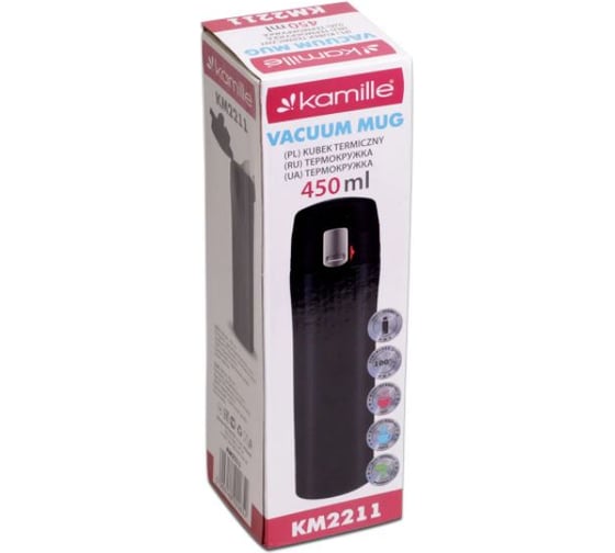 Термос из нержавеющей стали Kamille 450мл 2211
