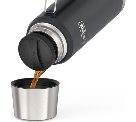 Термос универсальный для еды и напитков THERMOS ICON IS-210 GT 1.2 л, черный 563248