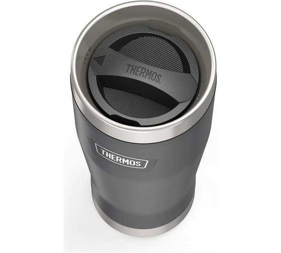 Термокружка THERMOS ICON IS-1012 GT 0.47 л, черная 563279