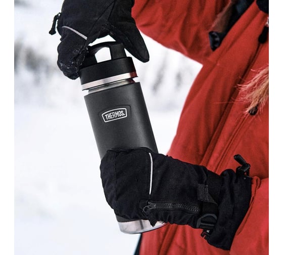 Термос THERMOS ICON IS-200 GT 0.71 л, черный 563187