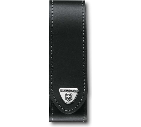Кожаный чехол для RangerGrip 130 мм Victorinox чёрный, на липучке 4.0506.L