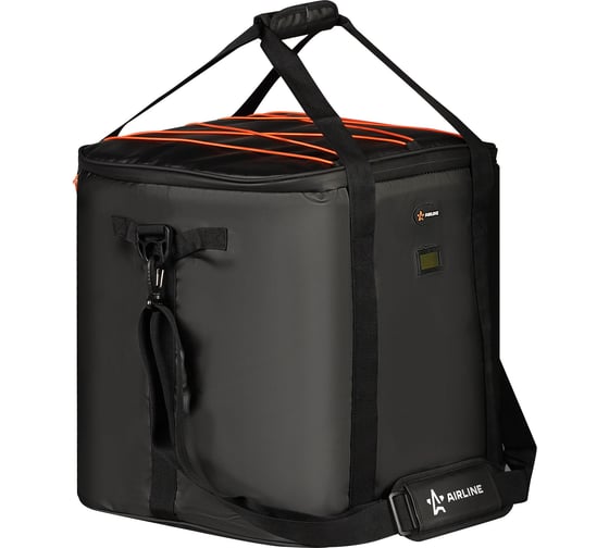 Сумка-холодильник Airline Black Edition 65 л, охлажд/нагрев 12В, 55Вт 42х38х41см, черная ACFK012