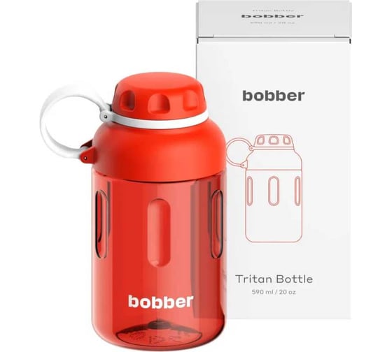 Бутылка питьевая бытовая BOBBER 0.59 л Tritan Bottle-590 Cayenne Red