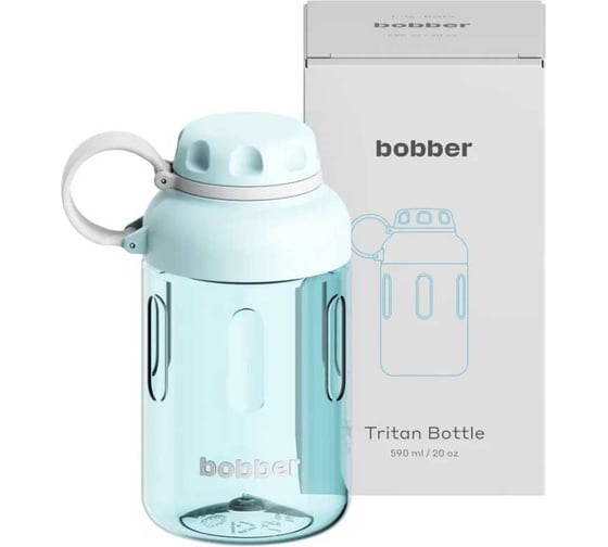 Бутылка питьевая бытовая BOBBER 0.59 л Tritan Bottle-590 Light  Blue