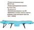 Шезлонг складной Forsage blue F-FG-HY-8008LB(59202) 11