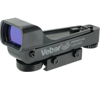 Прицел коллиматорный Veber Храбрый Заяц 1x20x30 RD Weaver м28683