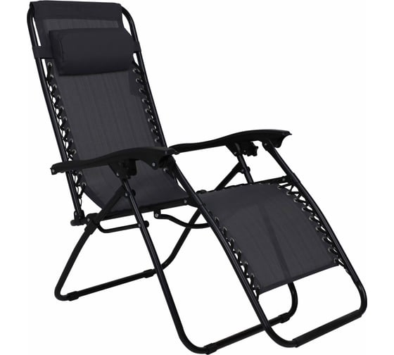 Кресло складное AKS Home RELAX чёрный 87207 1