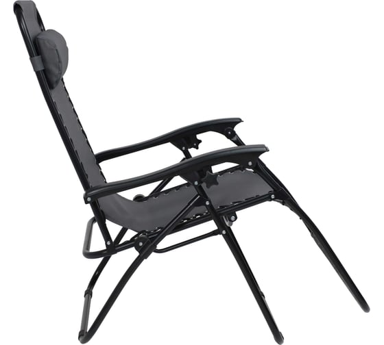 Кресло складное AKS Home RELAX, серый 87208