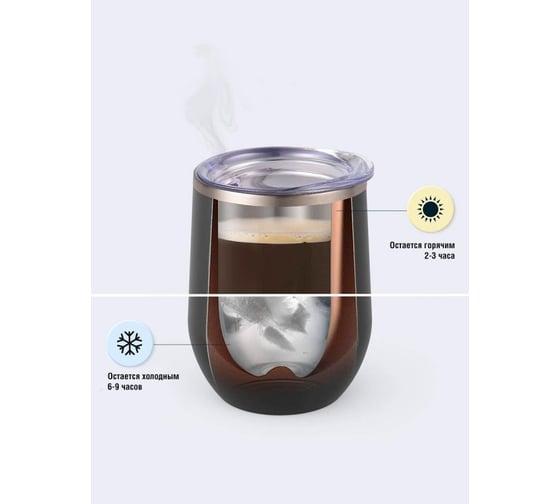 Термокружка RoadLike Mug 350мл, голубая 294408