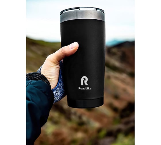 Термокружка RoadLike City Mug 570мл, черная 294406