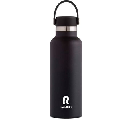 Термобутылка RoadLike Flask 600мл, черная 294411