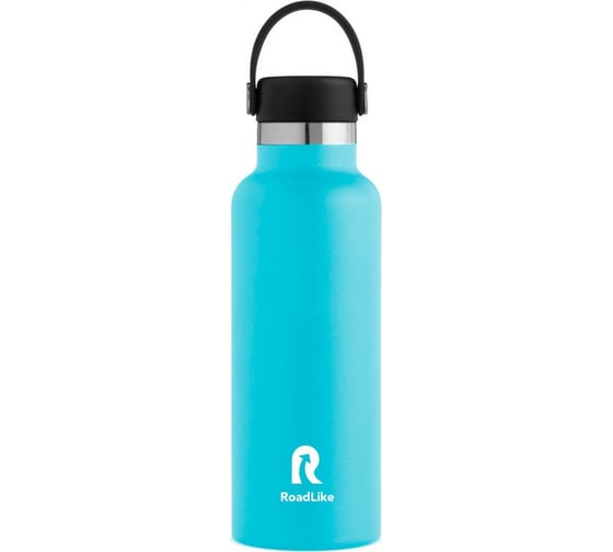 Термобутылка RoadLike Flask 600мл, голубая 294412 1
