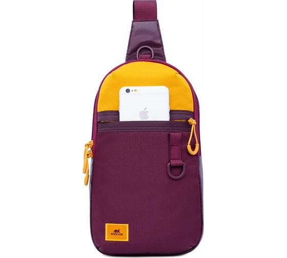 Сумка-слинг RIVACASE burgundy Sling bag for mobile devices/12 5312red 1