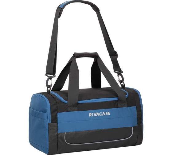 Дорожная и спортивная сумка RIVACASE black 30L Duffle bag /6 5235blue