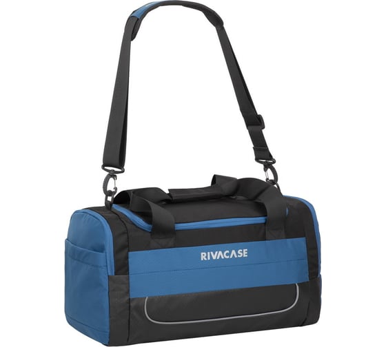 Дорожная и спортивная сумка RIVACASE black 30L Duffle bag /6 5235blue